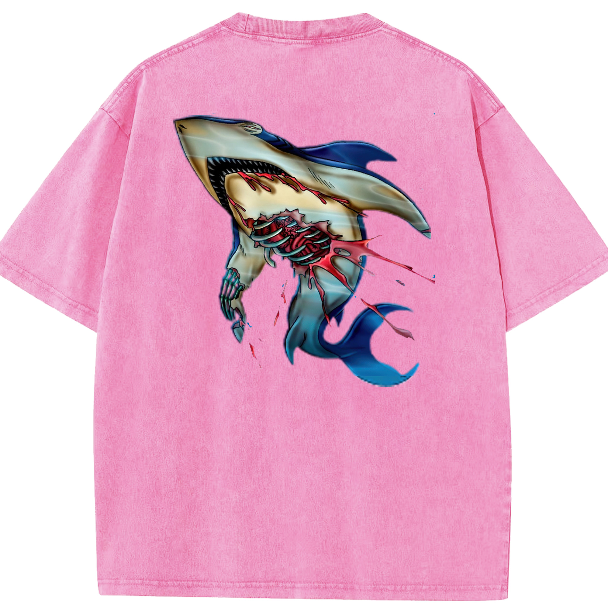 （画像用） 遊☆戯☆王 Yu-Gi-Oh! 綿100% ヴィンテージ風 半袖Tシャツ（背面プリント）